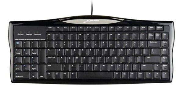 Evoluent reduced reach keyboard with number pad