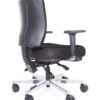 Ratchet back office chair with extra large seat