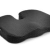 reduce discomfort from long sitting with memory foam cushion