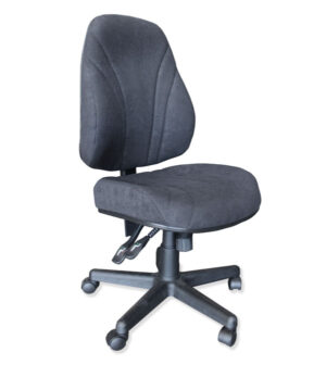 Sapphite MK1 Office chair with High Back and No Arms in Onyx Black Arteil