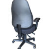 Super comfortable Office chair Sapphire in charcoal with 3 levers and arms