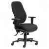 RiteLine Office Chair with Comfort Duo Dual Density Seat, high back and arms