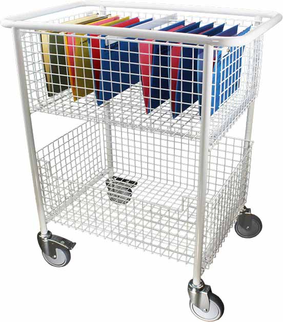 Wire Mail Trolley 125mm Castor