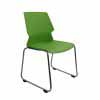 Green chair suitable for restaurants, cafes, schools and offices