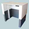 Electric Pod Desk with Modesty