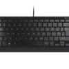 Corded Compact Keyboard by Posturite with slide out number pad