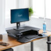 Fully Assembled Black Sturdy Desk Riser Pro Plus 30 by Vari