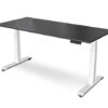 Design your own height adjustable sit and stand desk with castors