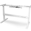 Elevate Electric White Desk Frame with Modesty Panel and Cable Tray