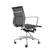 Height and tilt adjustable black Mesh Boardroom chair