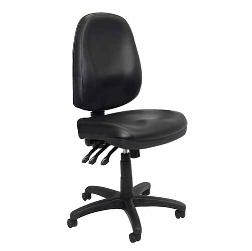 PO500 Ergo Task Chair Black PU