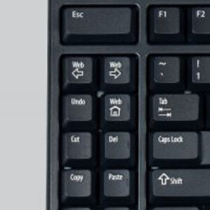 Compact corded split keyboard Kinesis with hot keys