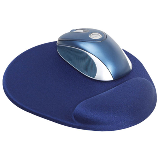 gel mouse pad straight blue