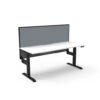 Height Adjustable Boost Plus Desk with Screen for Privacy