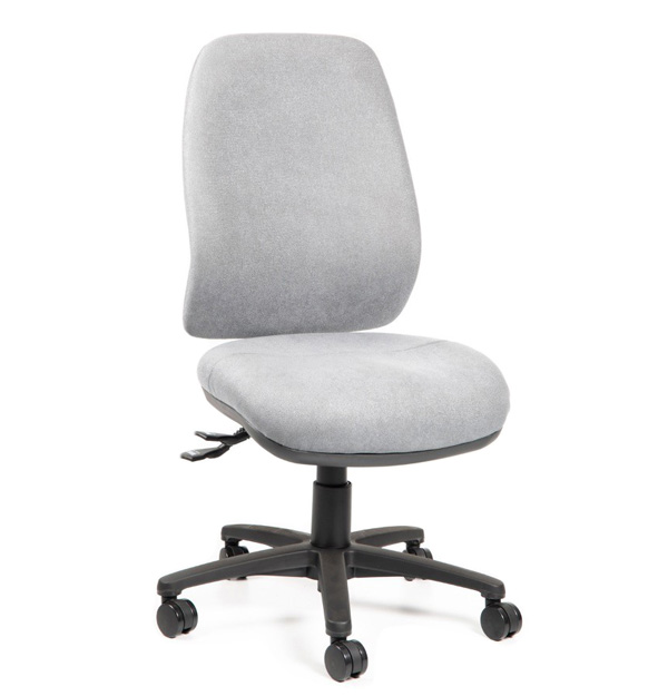 S shaped high back grey Office Chair