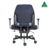6 Star heavy duty base and extra wide seat office chair