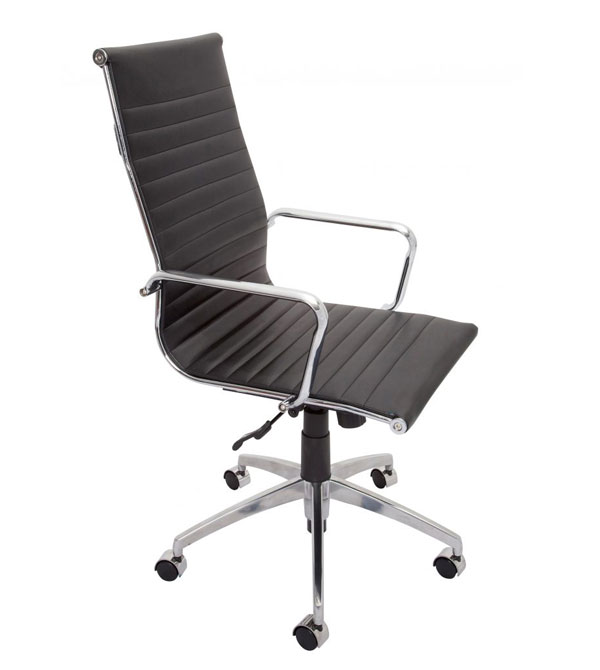 Chrome Arms Boardroom Chair High Back Executive
