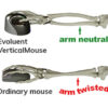 Evoluent V4 ergonomic mouse arm position