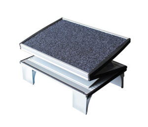 Z-Rest sturdy Drafting Footrest with Commercial Carpet