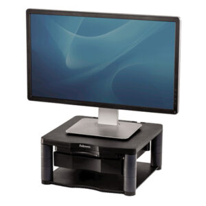 Premium Fellowes Monitor Riser Plus with Storage
