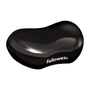 Fellowes Wrist Rest Crystal Flex Black Gel Rest