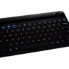 rechargeable Bluetooth Keyboard with groove for phone