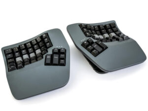 Ergonomic split keyboard by Kinesis for maximum comfort