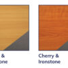 Tabletop finishes in Beech and Cherry Rapid Worker Range