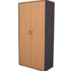 Rapid Worker Cupboard Beech finished doors with ironstone sides