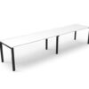 Deluxe Rapid Infinity single sided straight 2 Person desk for home or office