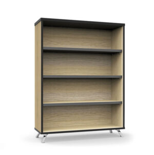 Add storage to your deluxe infinity rapid workstation with bookcase