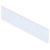 Extra long stylish modesty panel made from perforated strong white metal
