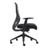 Mitz Office chair with s-shaped mesh back and large seat