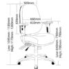 affordable and durable multi shift chair Rover upholstered in leather