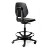 Lab 400 Drafting chair for PC2 laboratories and medical environments.