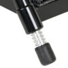 Footrest Fluteline height and tilt adjustable with rubber feet
