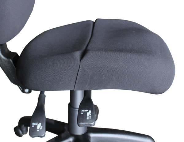 Inca K2 office chair with comfortable and ergonomic split seat