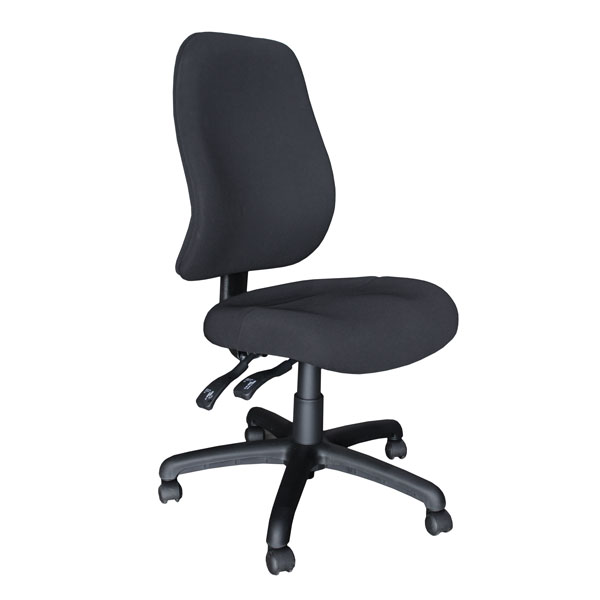 Slimline Office chair with high back and 3 levers